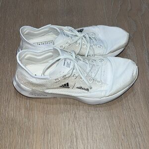 Adidas White Mesh Sneakers